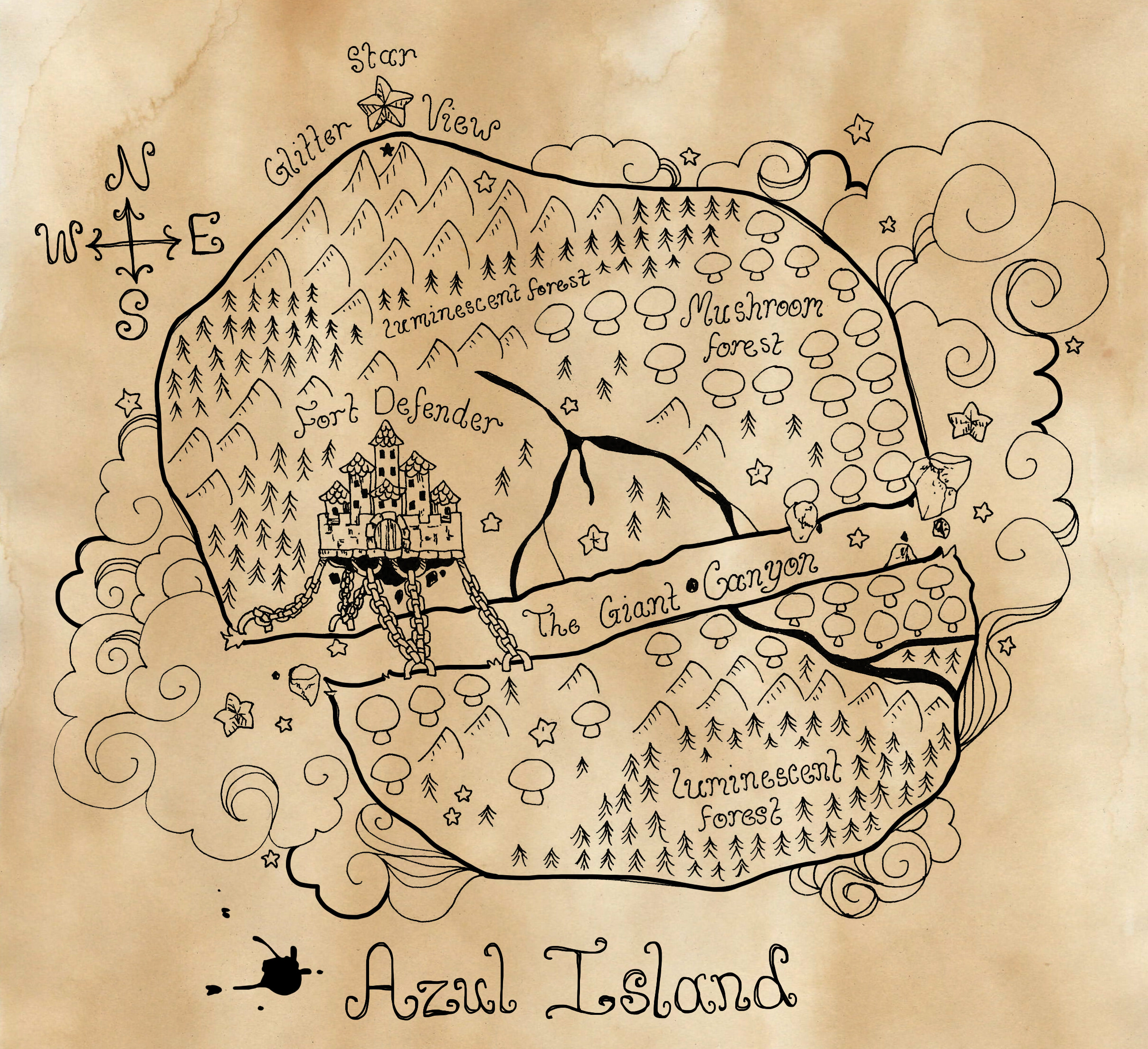 Map: Azul Island