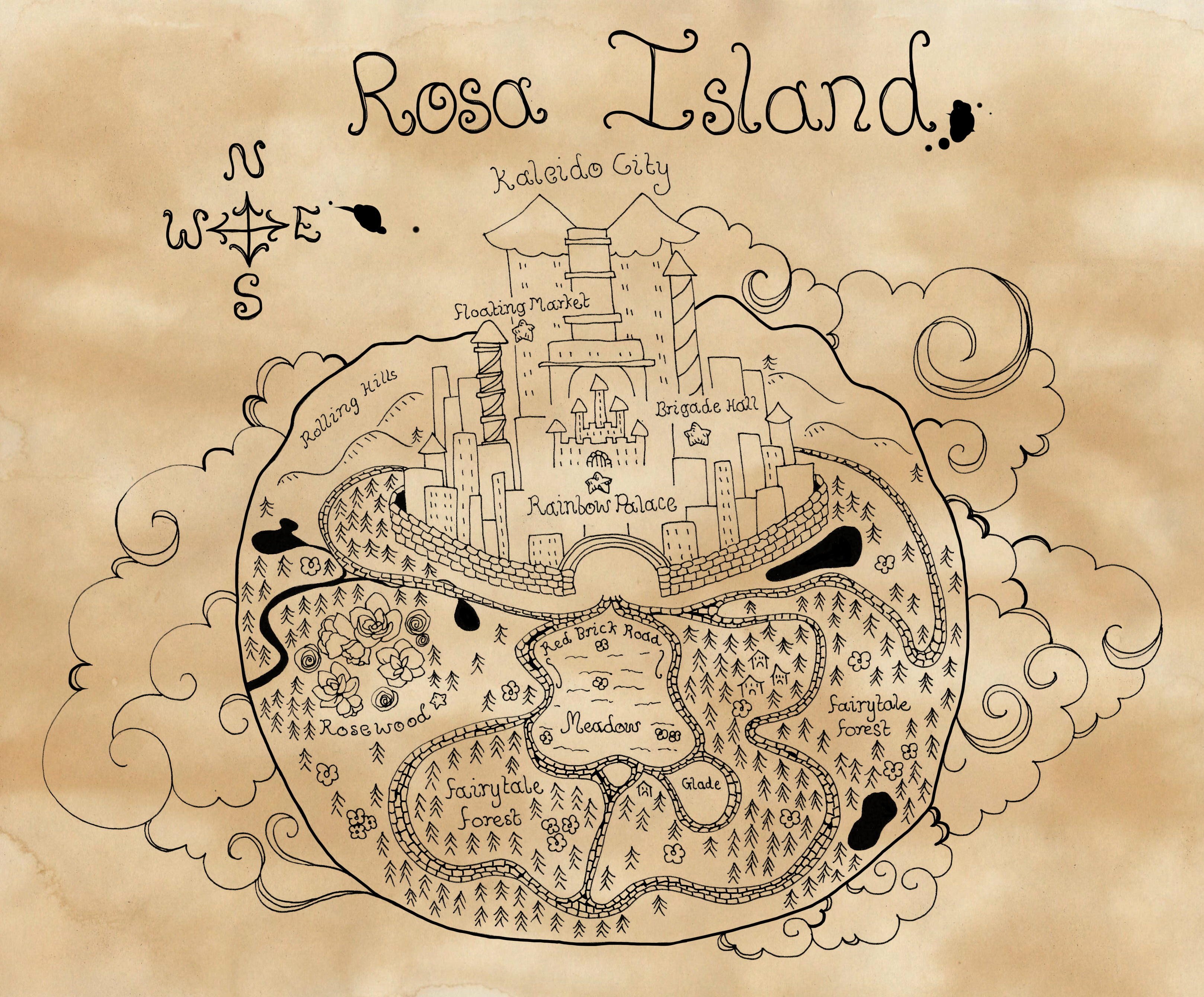 Map: Rosa Island